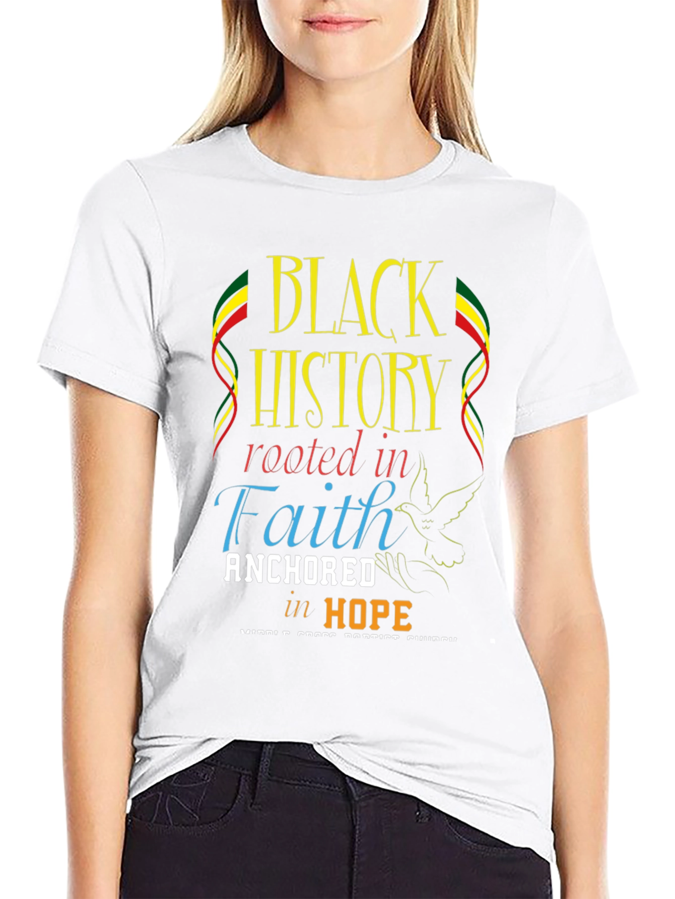 Black History Rooted in Faith T-Shirt
