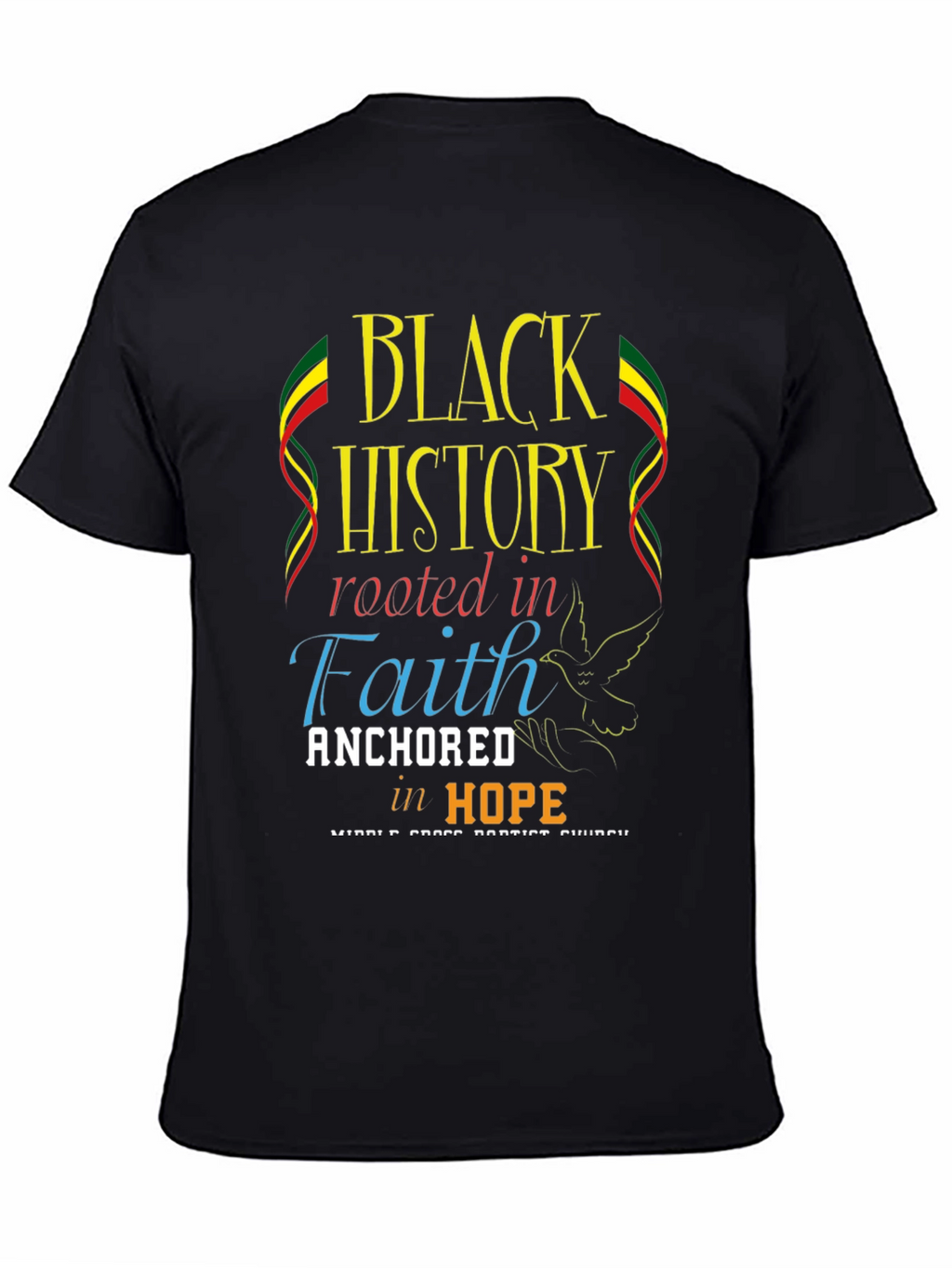 Black History Rooted in Faith T-Shirt
