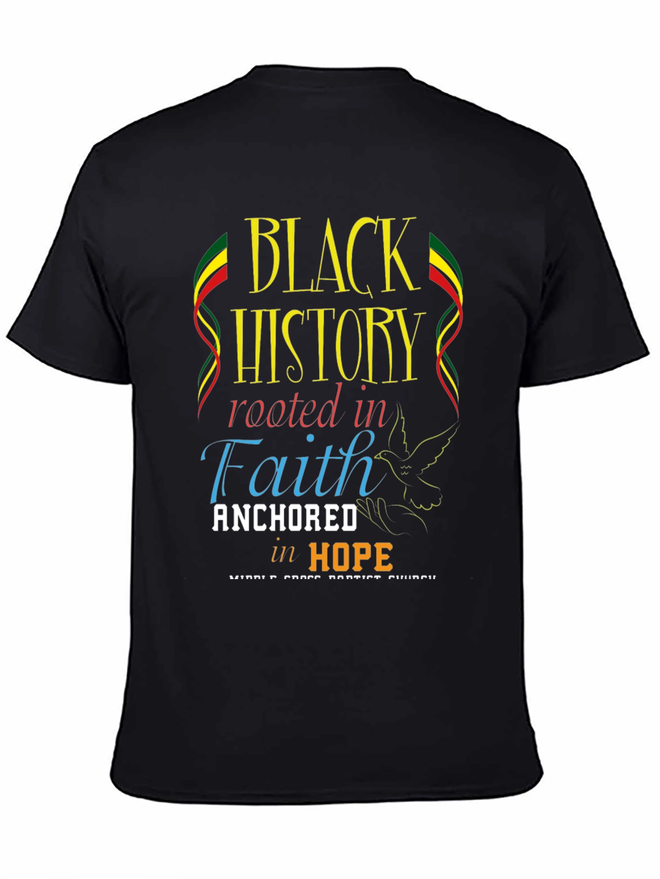 Black History Rooted in Faith T-Shirt