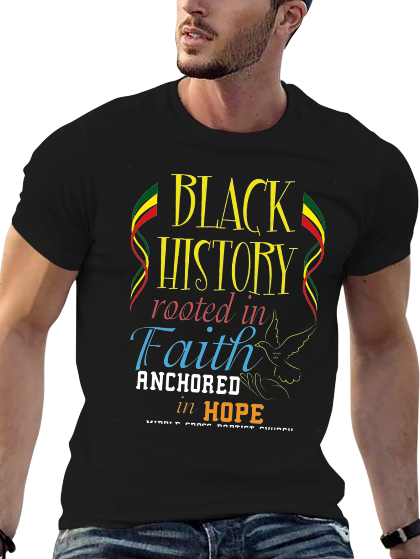 Black History Rooted in Faith T-Shirt