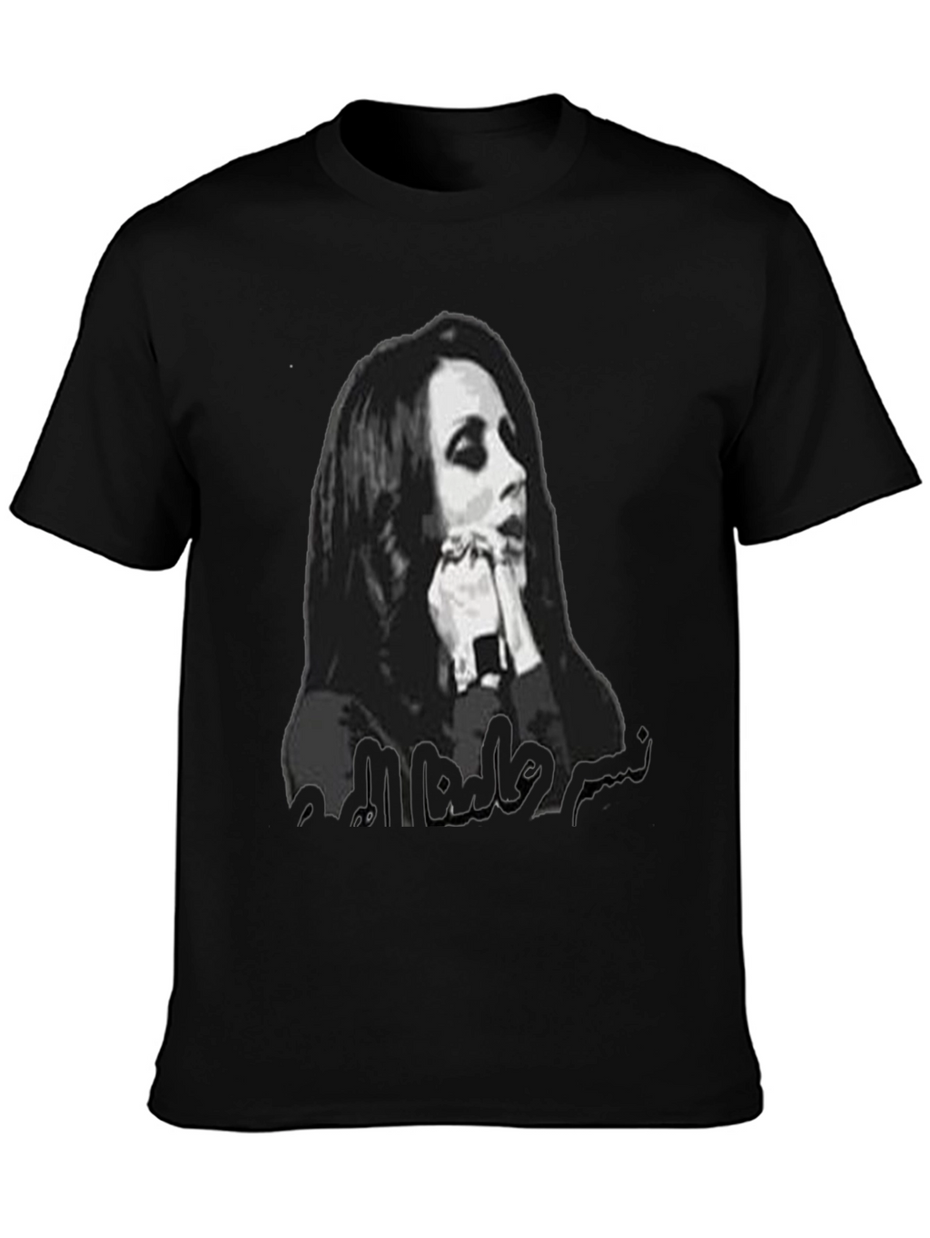 Unique Graphic T-Shirt - Womens Silhouette Design