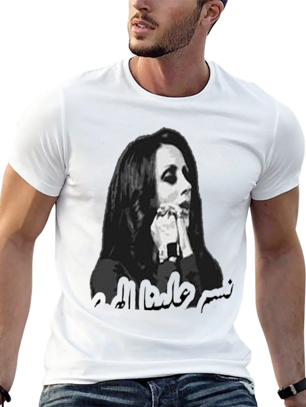 Unique Graphic T-Shirt - Womens Silhouette Design