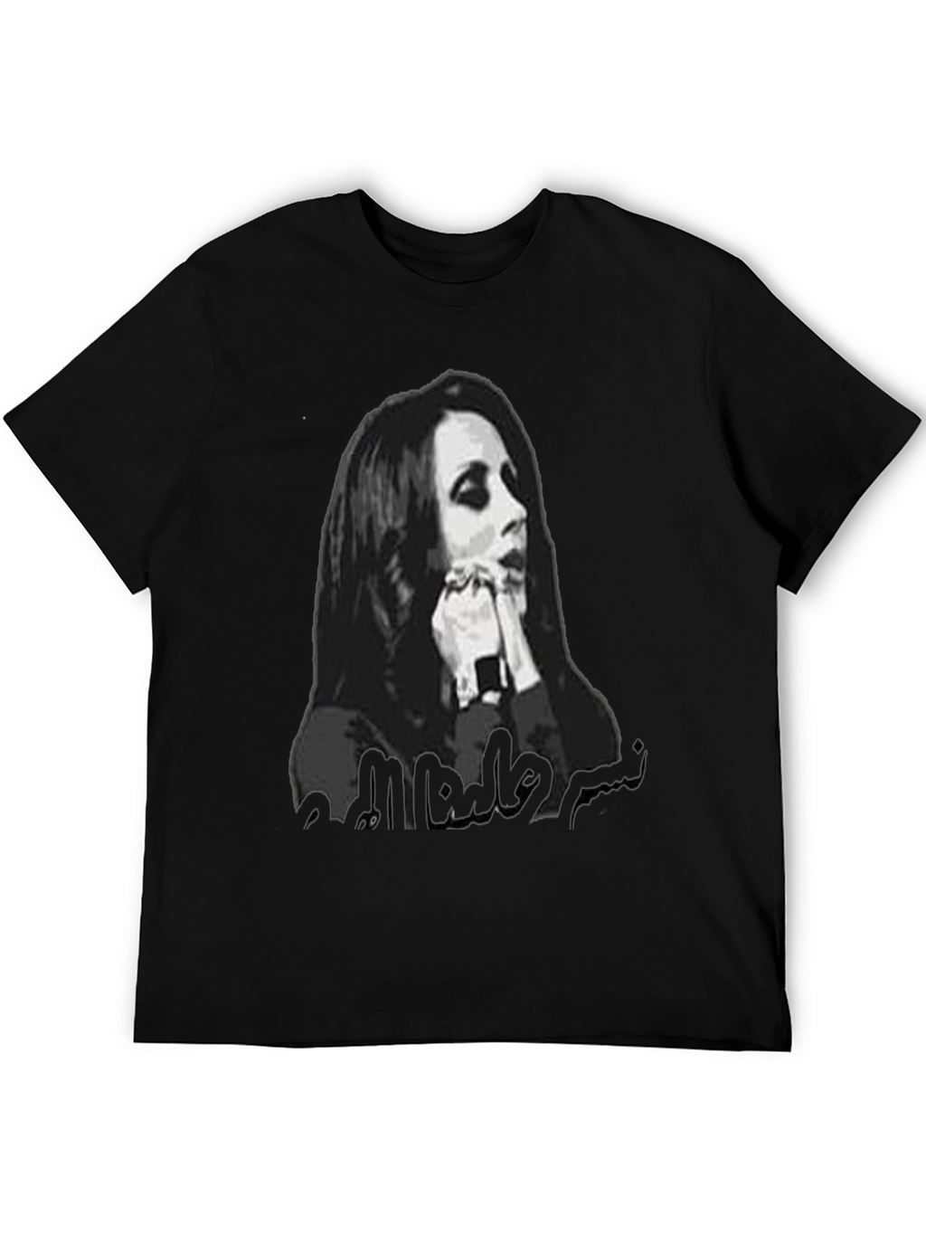 Unique Graphic T-Shirt - Womens Silhouette Design