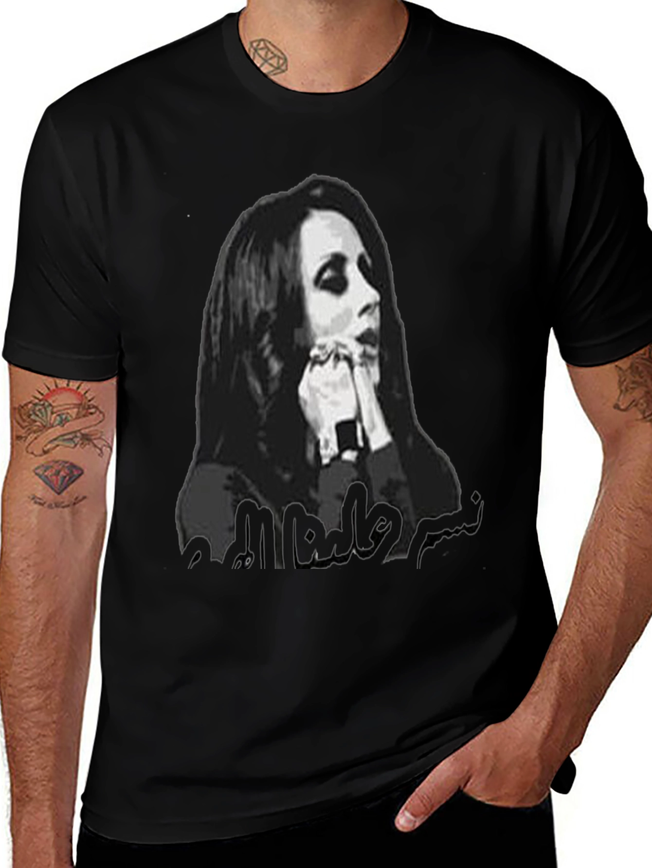 Unique Graphic T-Shirt - Womens Silhouette Design