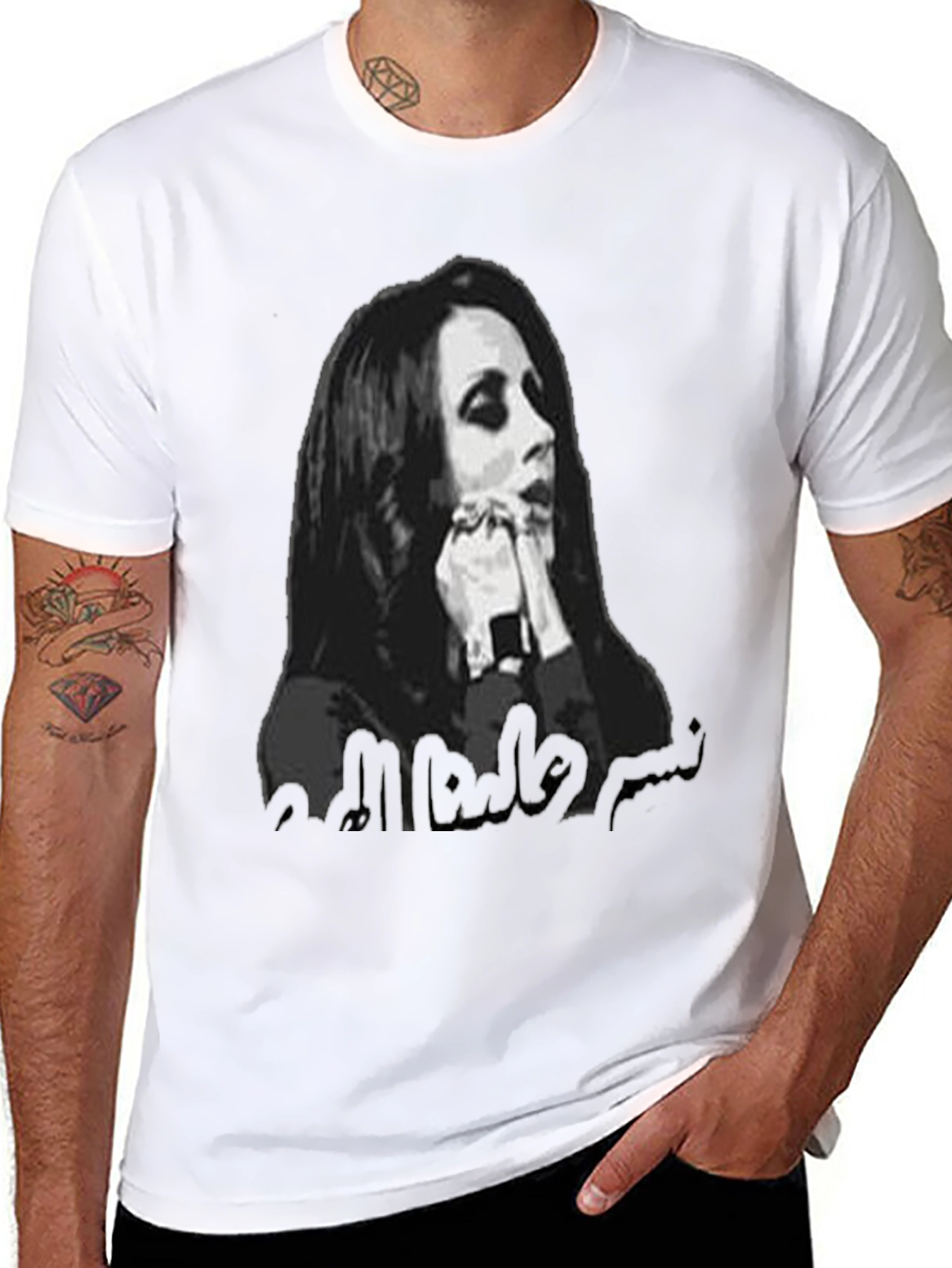 Unique Graphic T-Shirt - Womens Silhouette Design