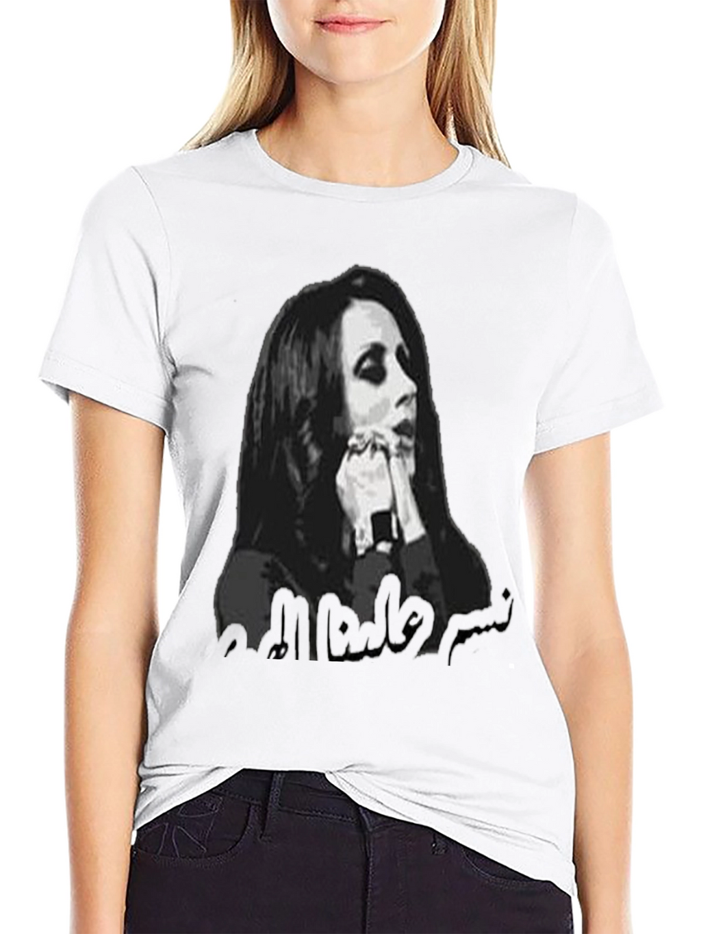Unique Graphic T-Shirt - Womens Silhouette Design