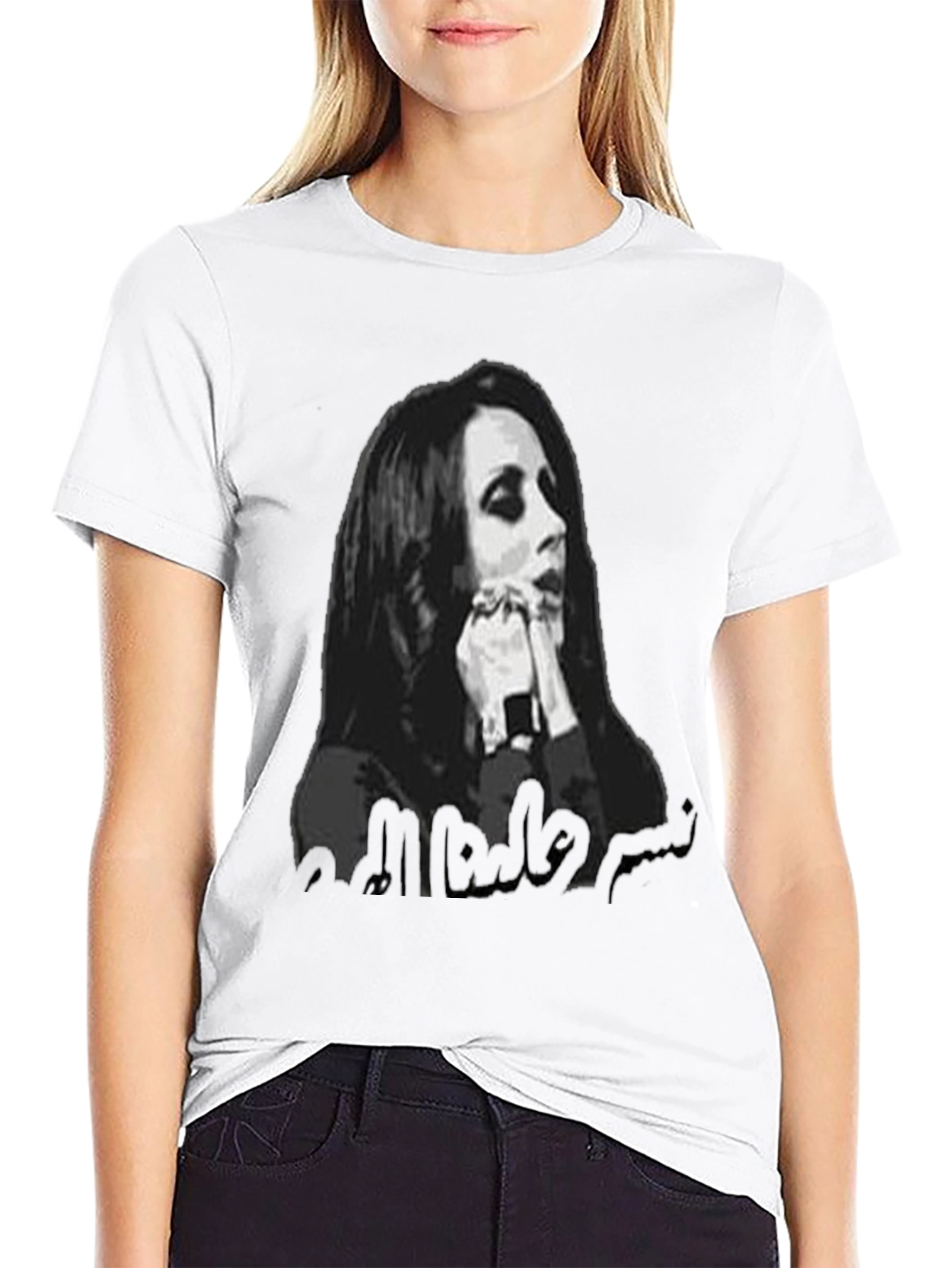 Unique Graphic T-Shirt - Womens Silhouette Design