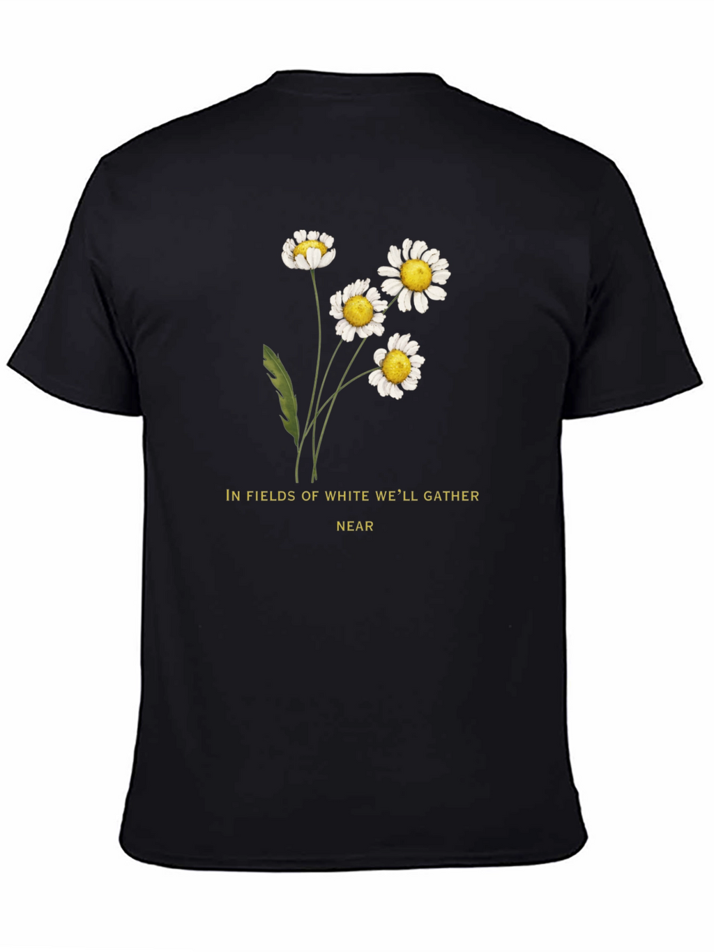 Daisies Graphic Tee - In Fields of White