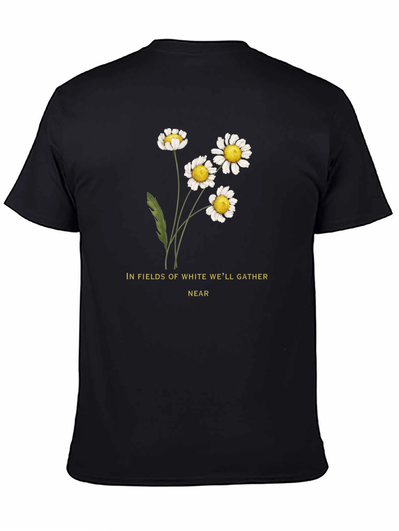 Daisies Graphic Tee - In Fields of White
