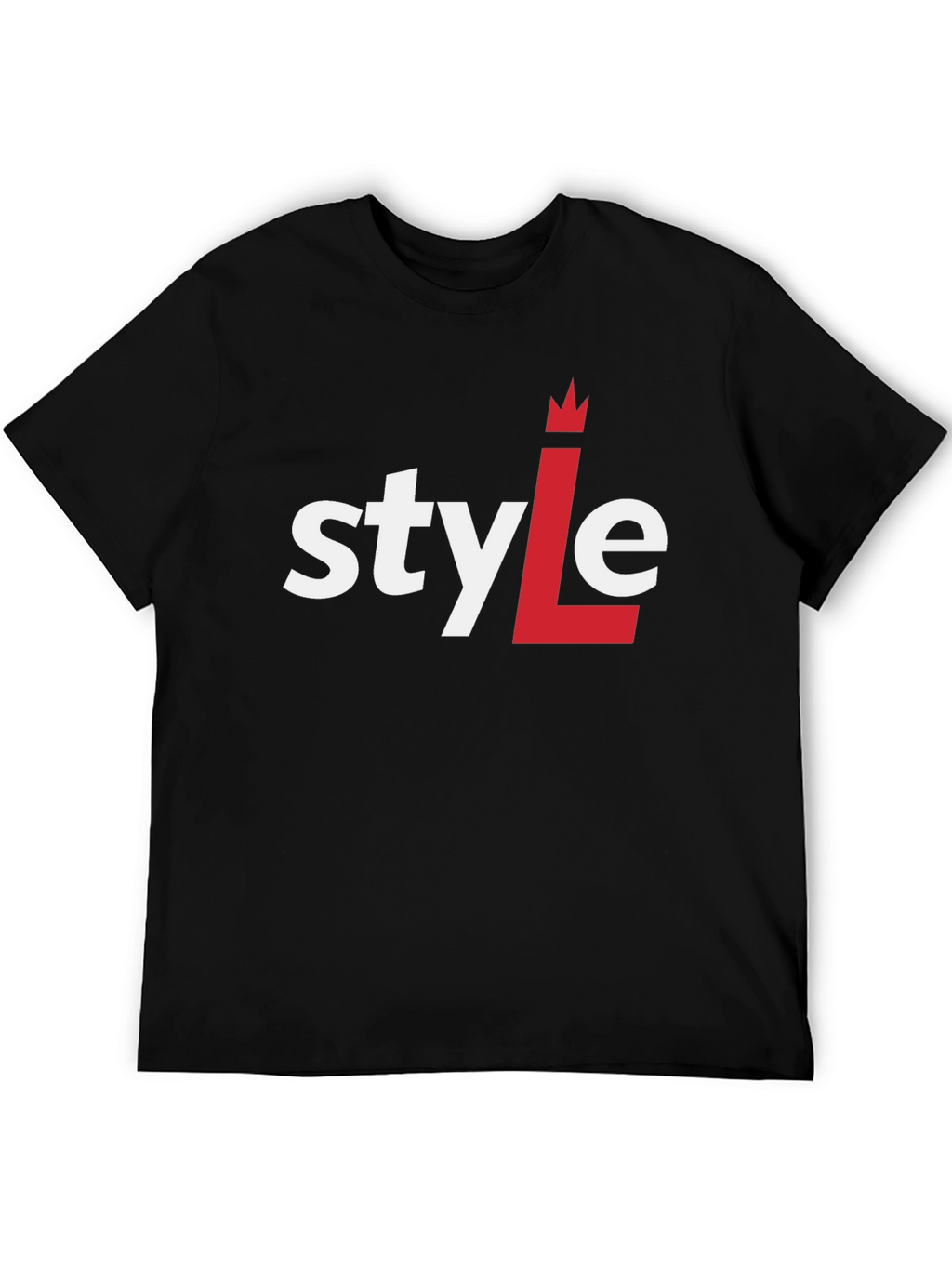Style Graphic Print Black T-Shirt