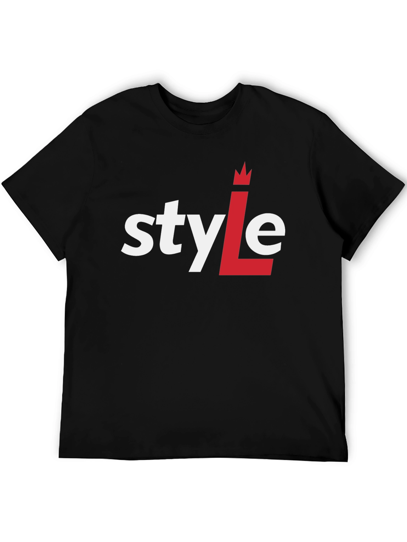 Style Graphic Print Black T-Shirt