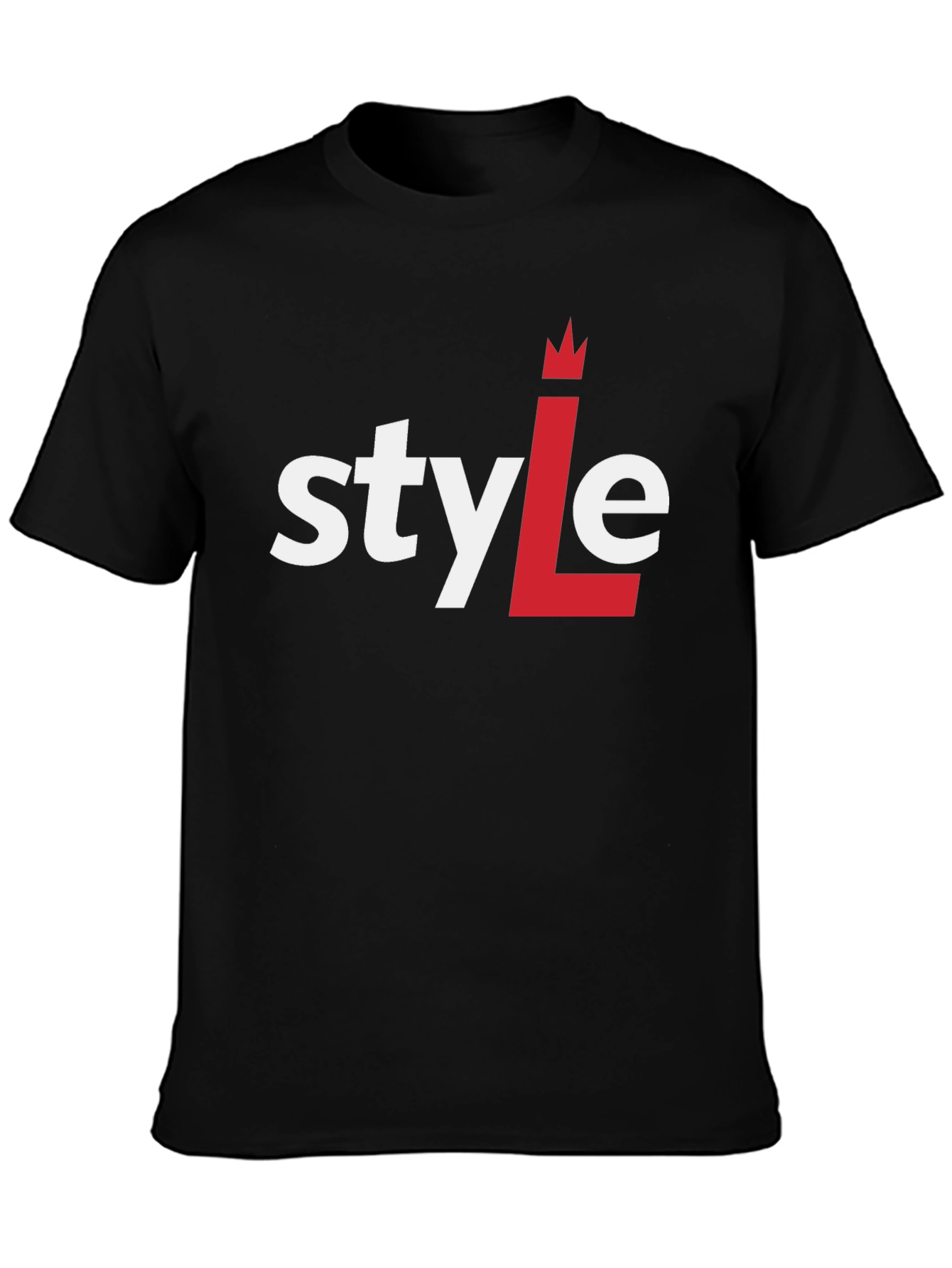 Style Graphic Print Black T-Shirt