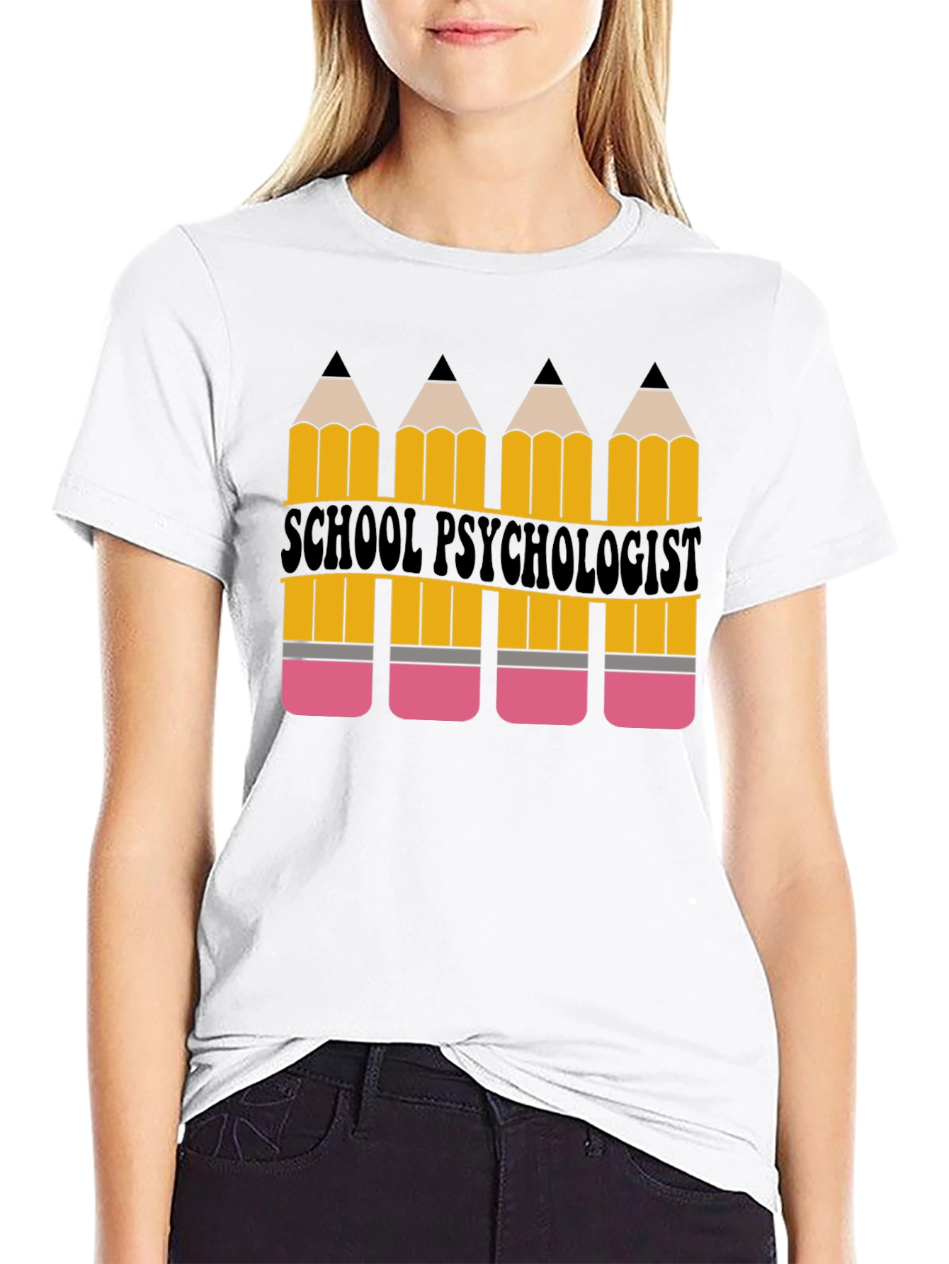 School Psychologist Pencil T-Shirt