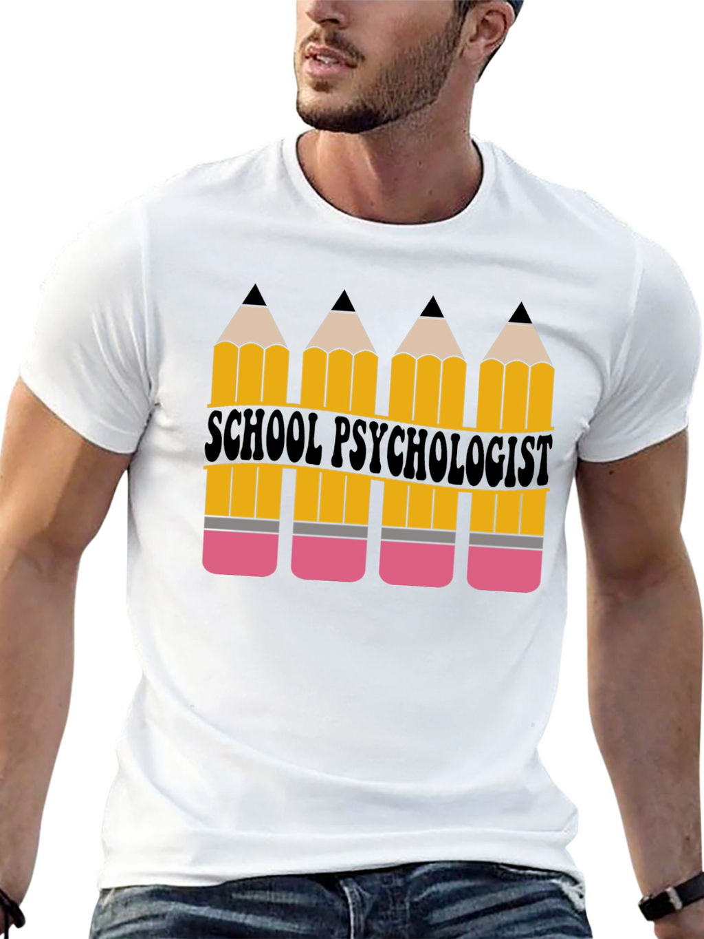School Psychologist Pencil T-Shirt