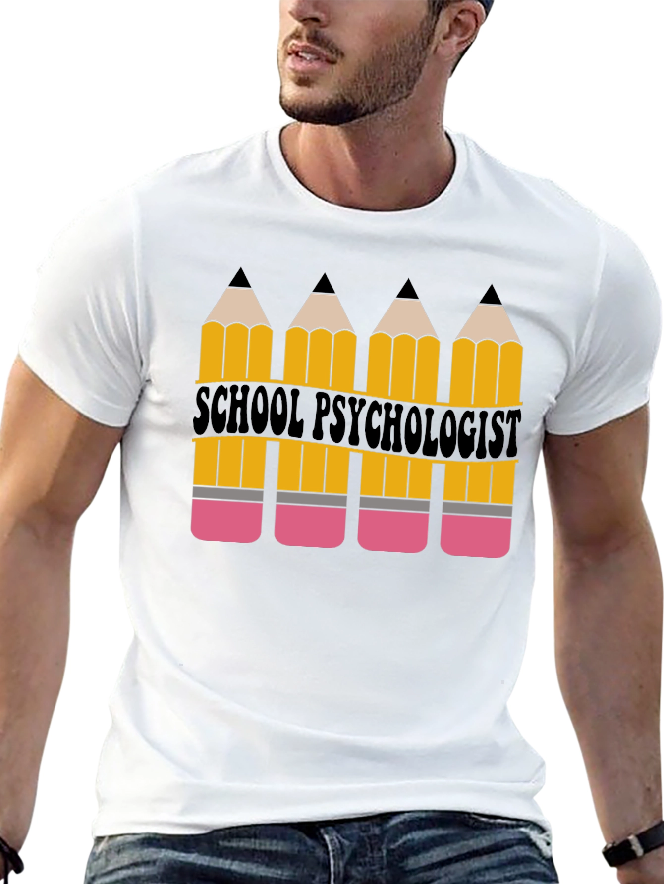 School Psychologist Pencil T-Shirt