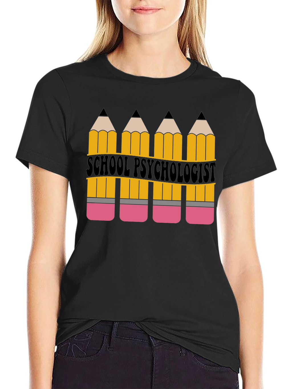 School Psychologist Pencil T-Shirt