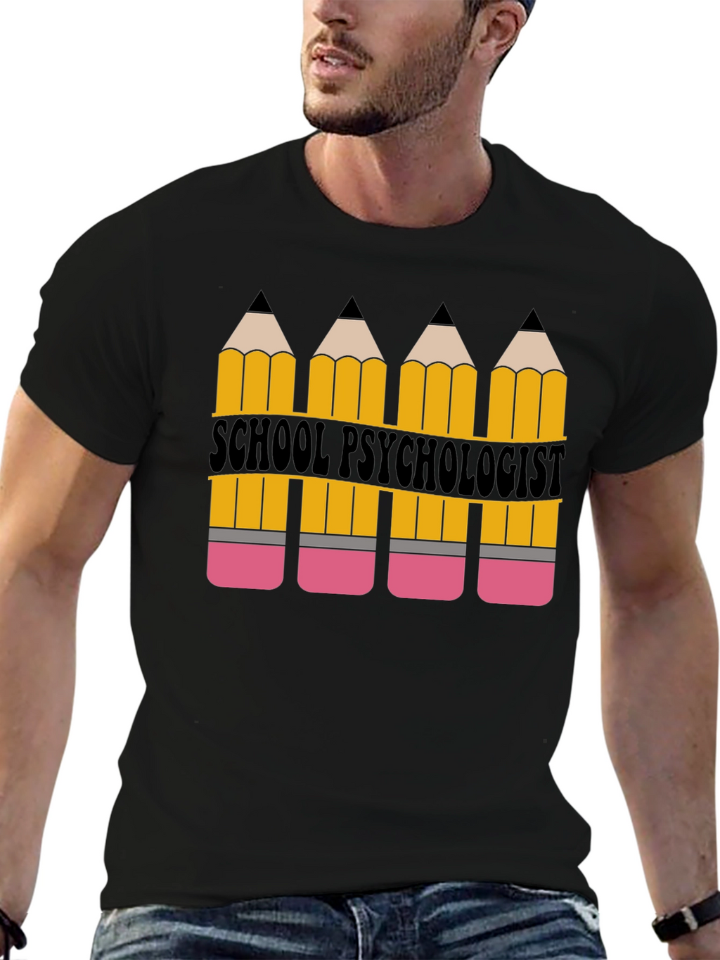 School Psychologist Pencil T-Shirt