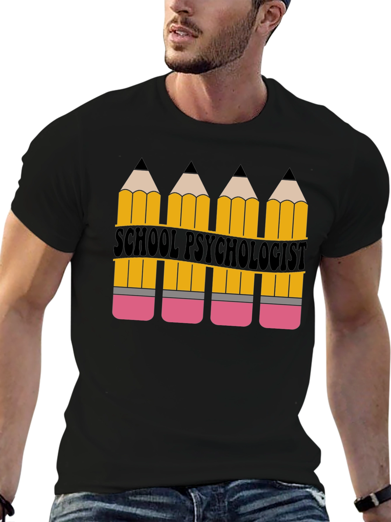 School Psychologist Pencil T-Shirt