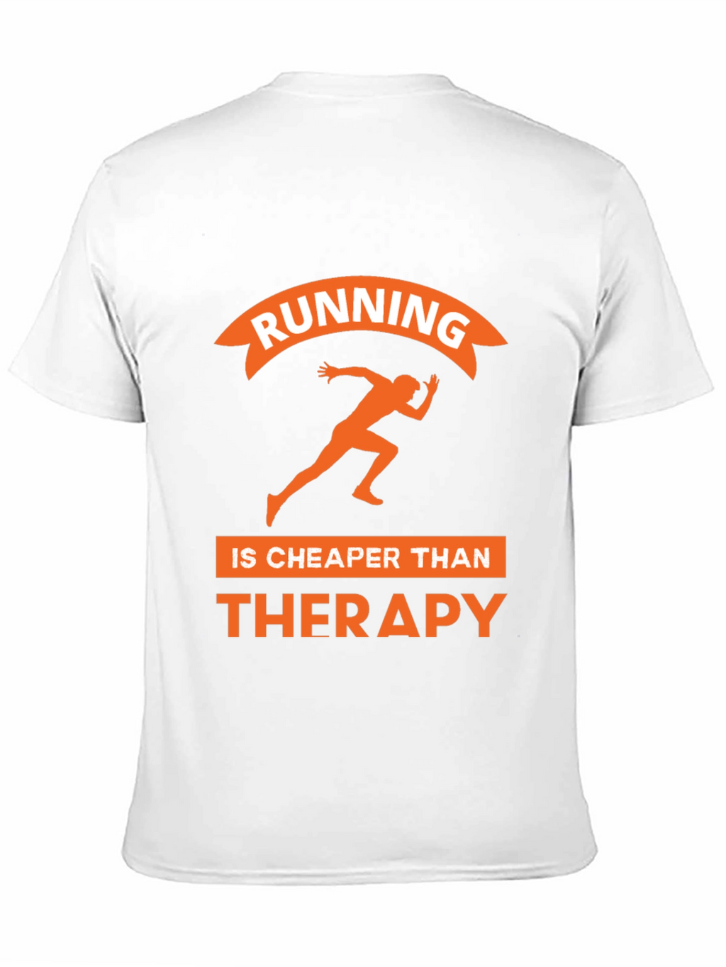 Running is Cheaper Than Therapy Graphic Tee