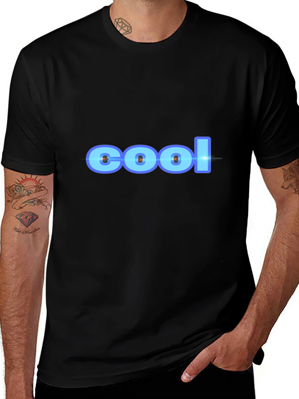 Cool Graphic Black T-Shirt