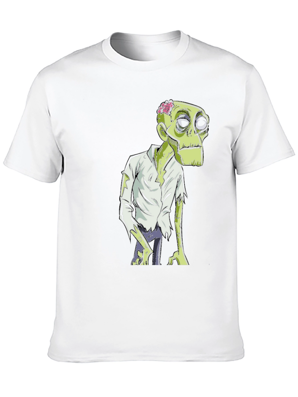 Zombie Graphic Tee - Halloween Costume Shirt