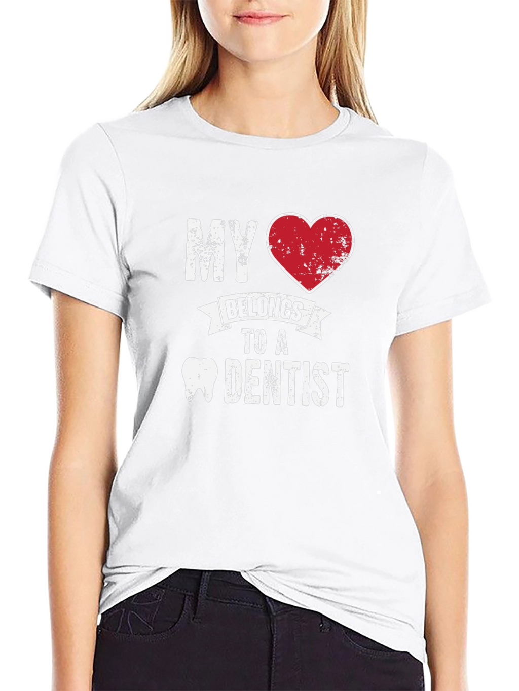 My Heart Belongs to a Dentist T-Shirt