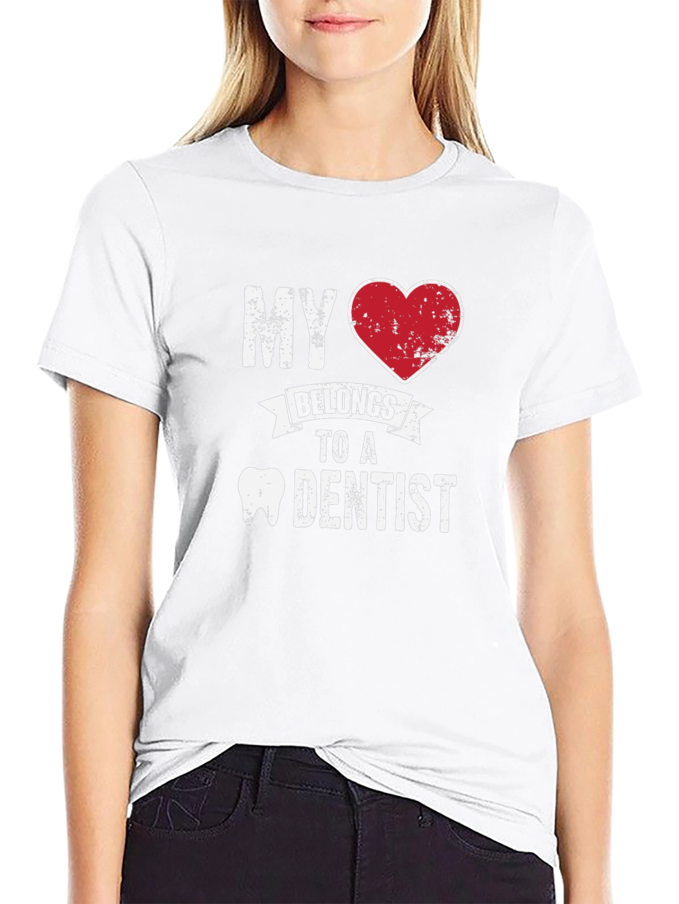 My Heart Belongs to a Dentist T-Shirt