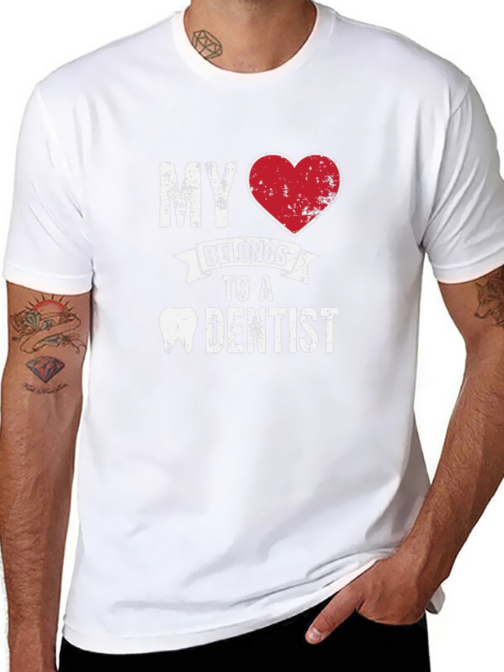 My Heart Belongs to a Dentist T-Shirt