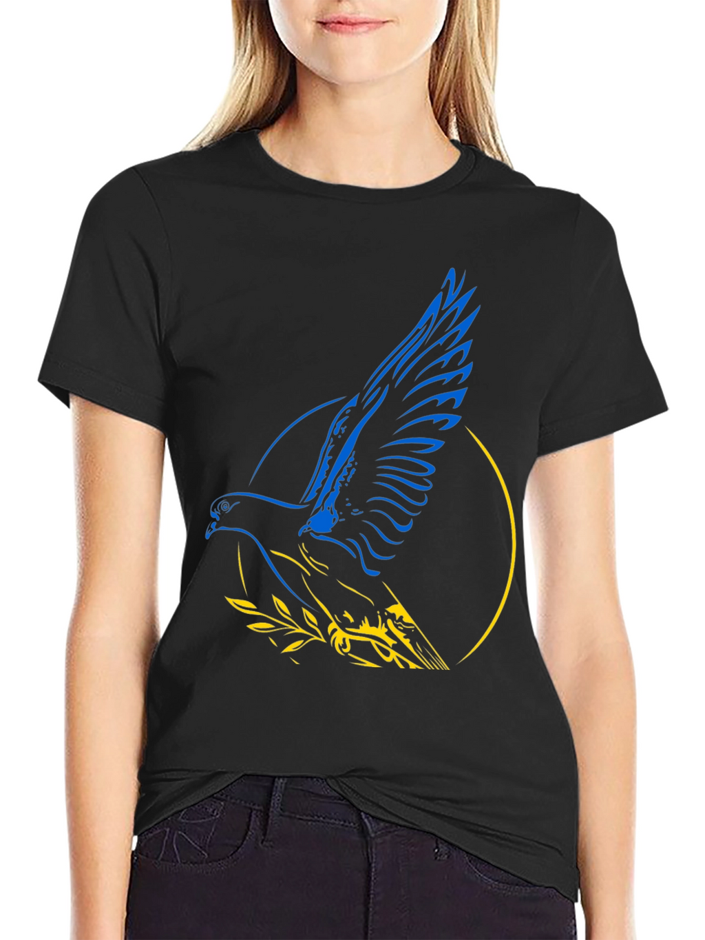 Ukraine Dove T-Shirt - Peace for Ukraine