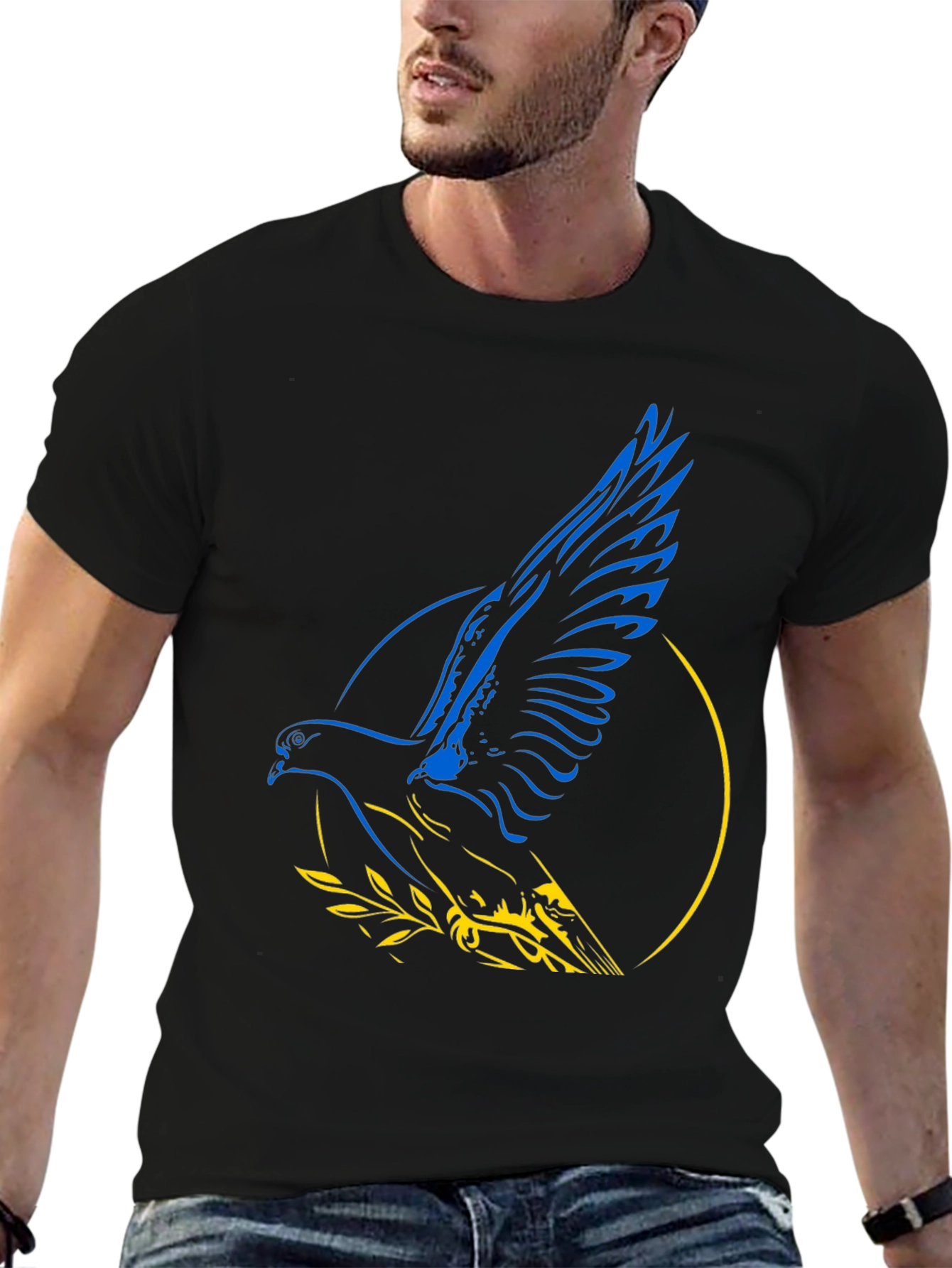 Ukraine Dove T-Shirt - Peace for Ukraine