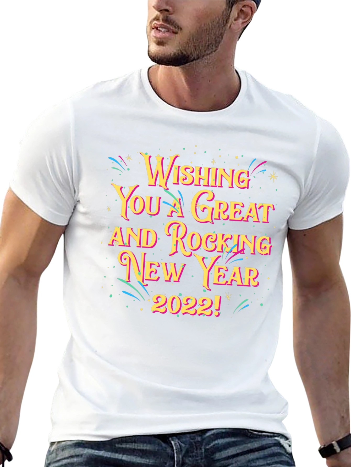 Rocking New Year 2022 Graphic T-Shirt