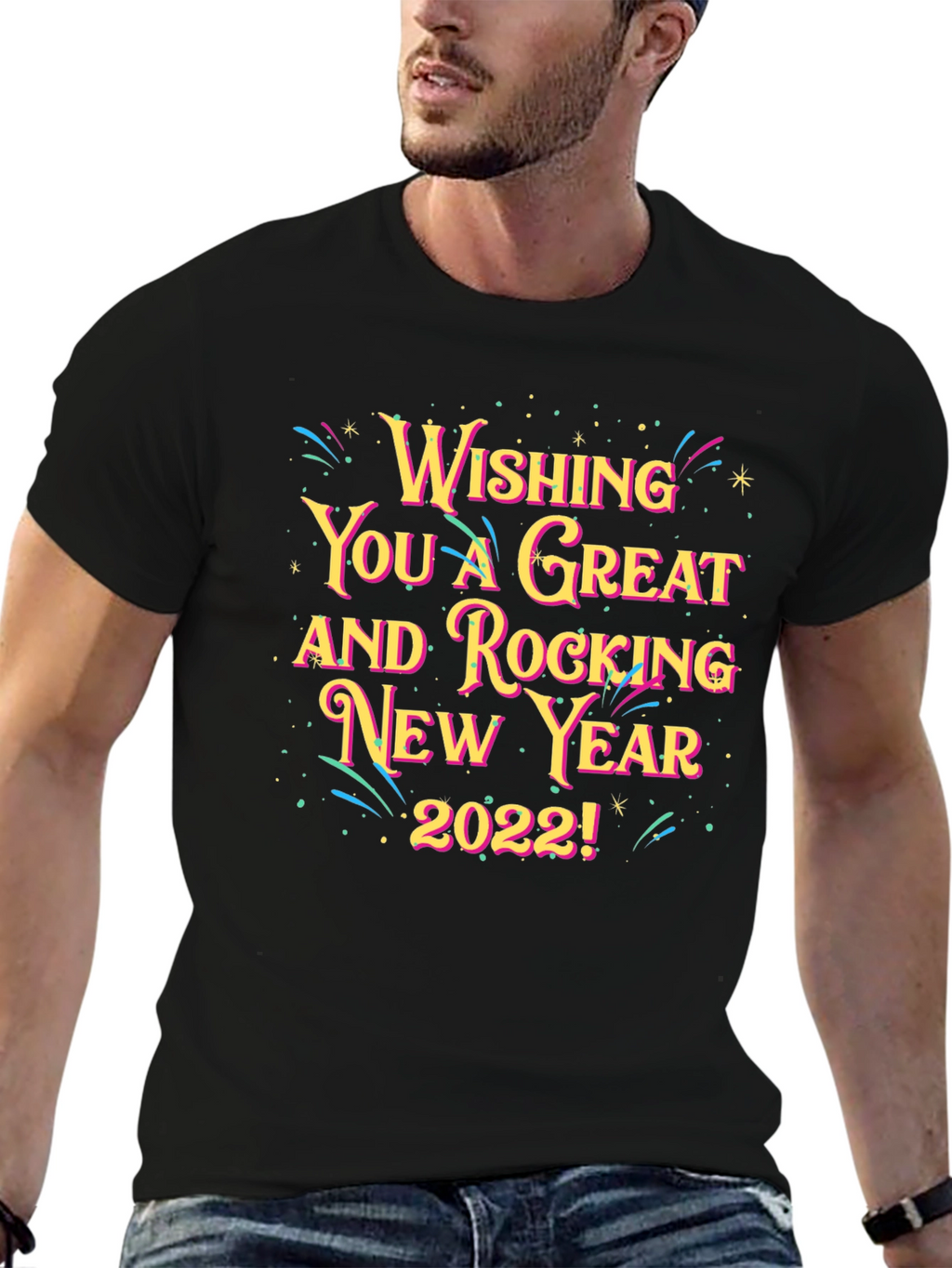 Rocking New Year 2022 Graphic T-Shirt