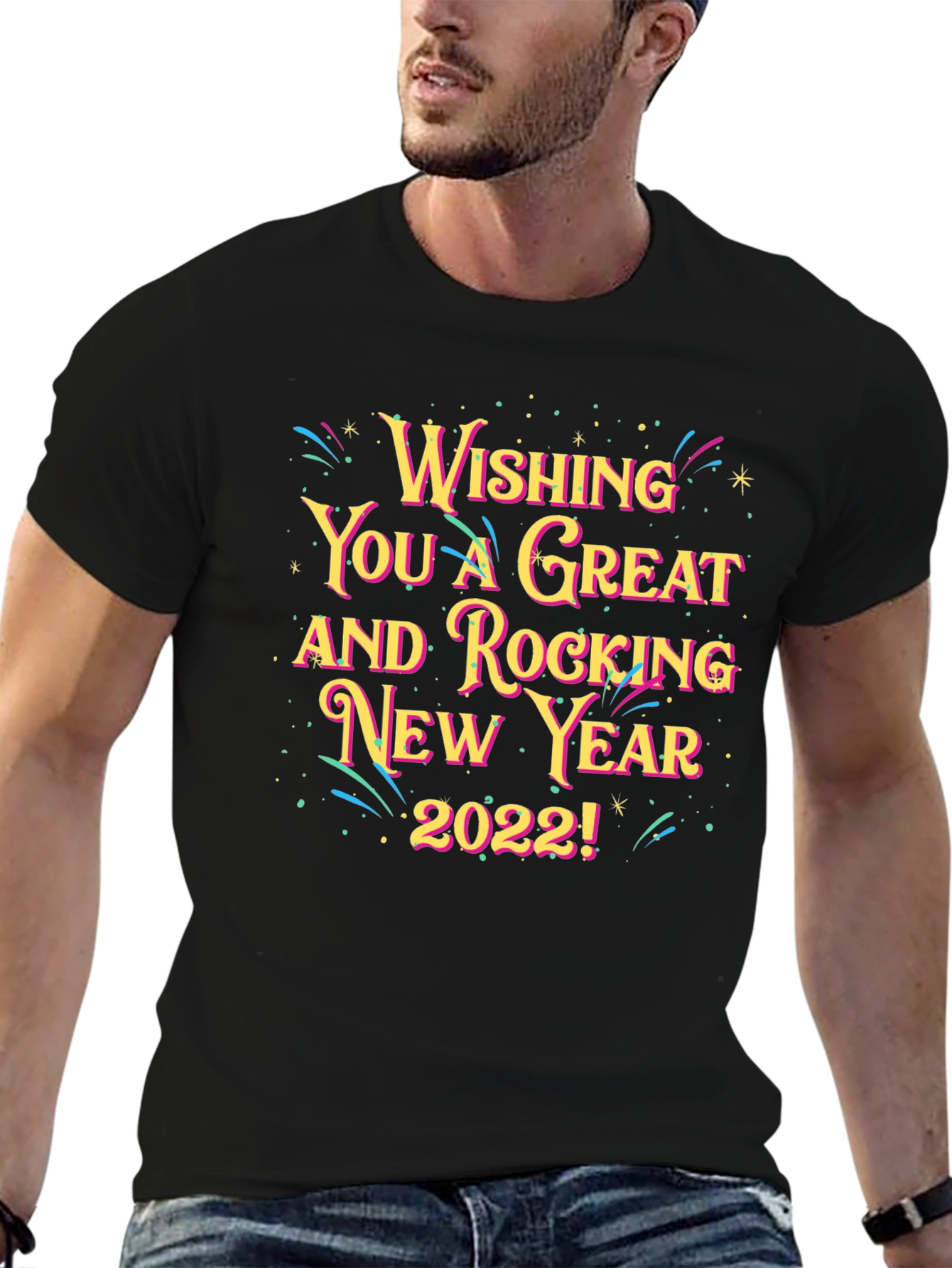 Rocking New Year 2022 Graphic T-Shirt