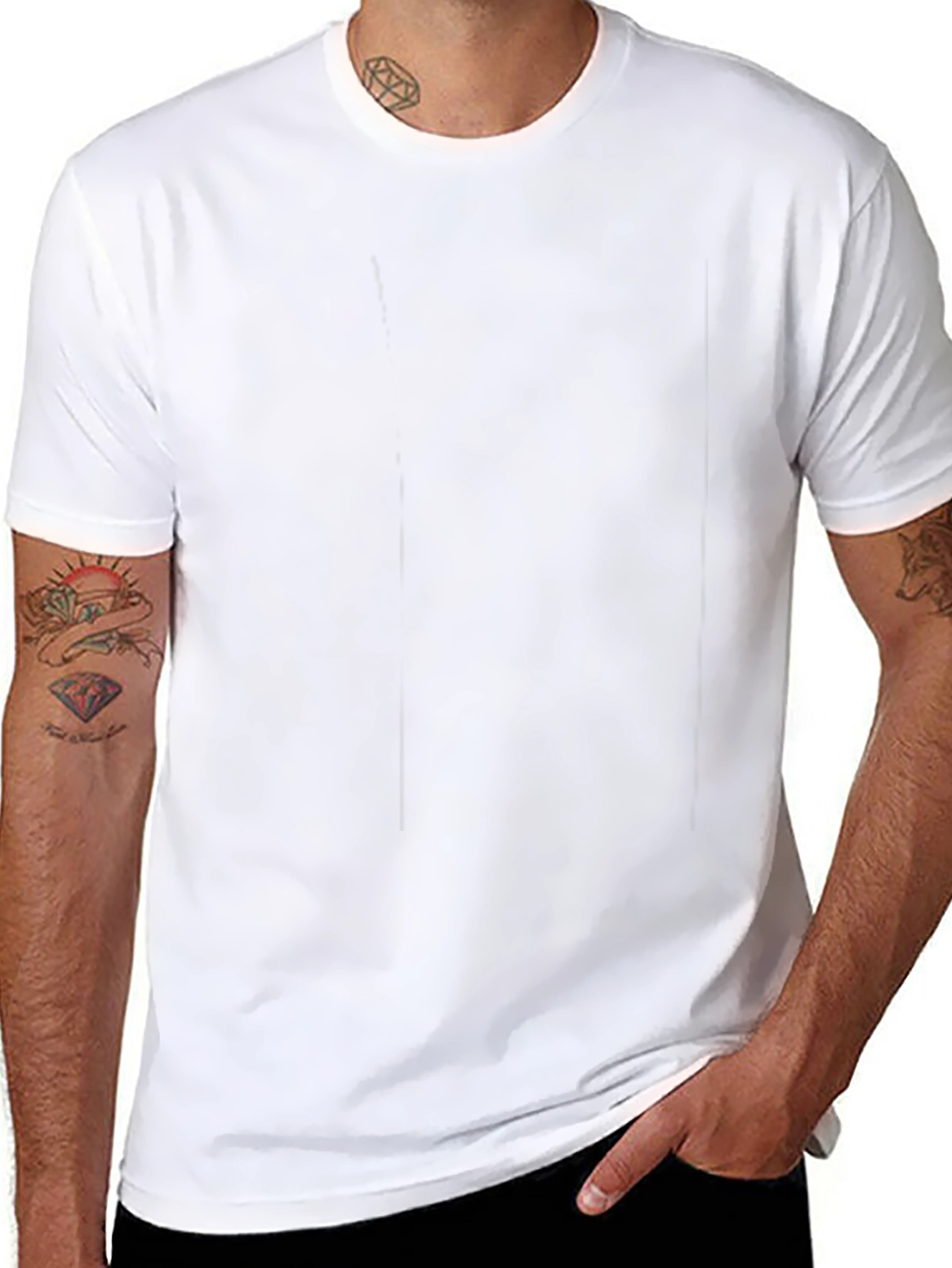 Classic Black Crew Neck T-Shirt - Casual Comfort