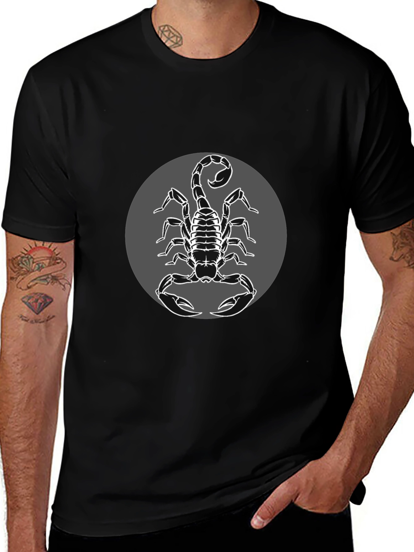 Black Scorpion Graphic Tee - Bold & Edgy Style