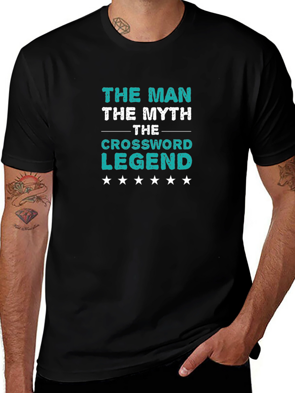 The Crossword Legend T-Shirt - Mythical Mans Tee