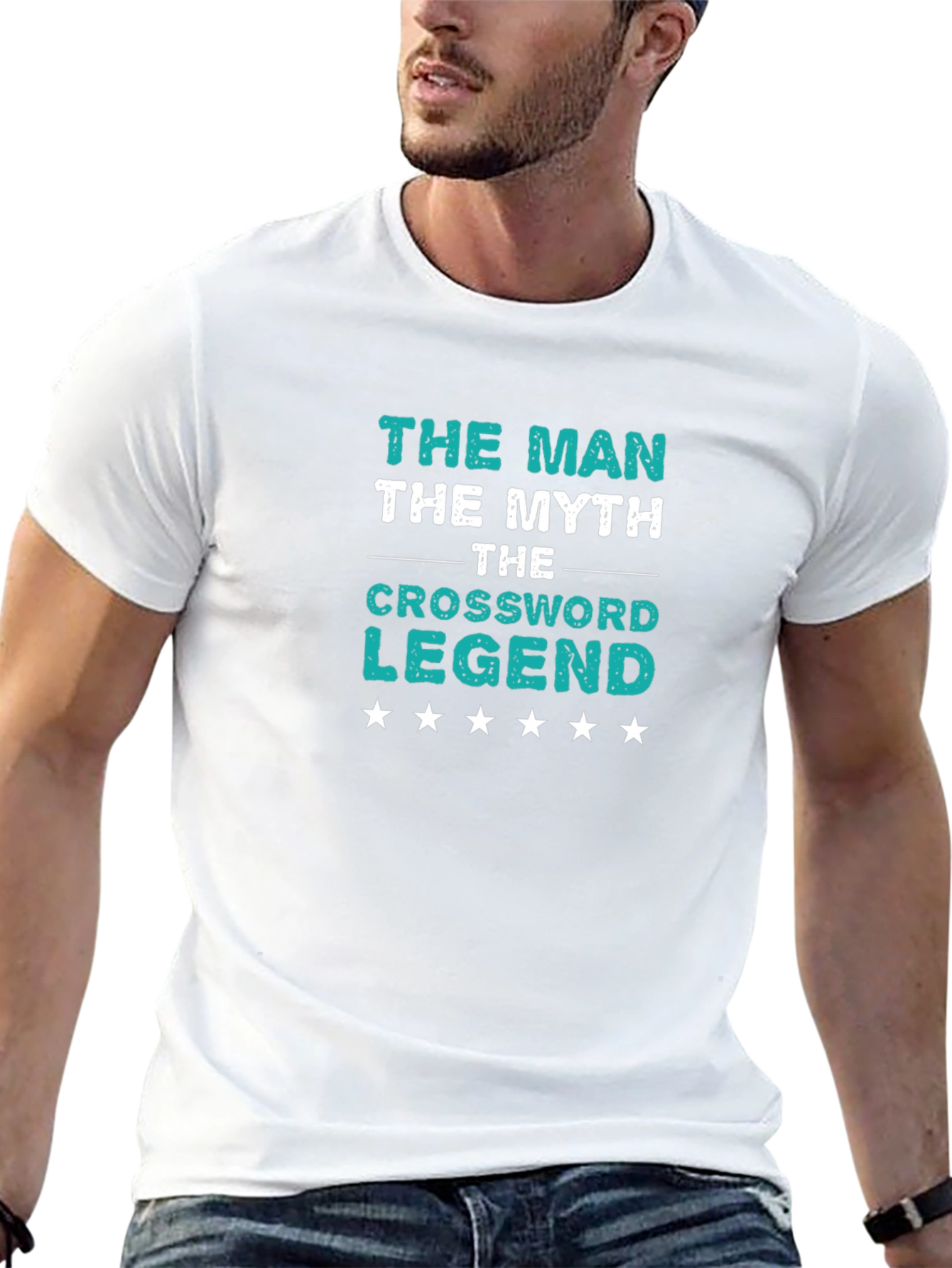 The Crossword Legend T-Shirt - Mythical Mans Tee
