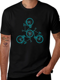 Stylish Bike Graphic Tee - Ride in Style