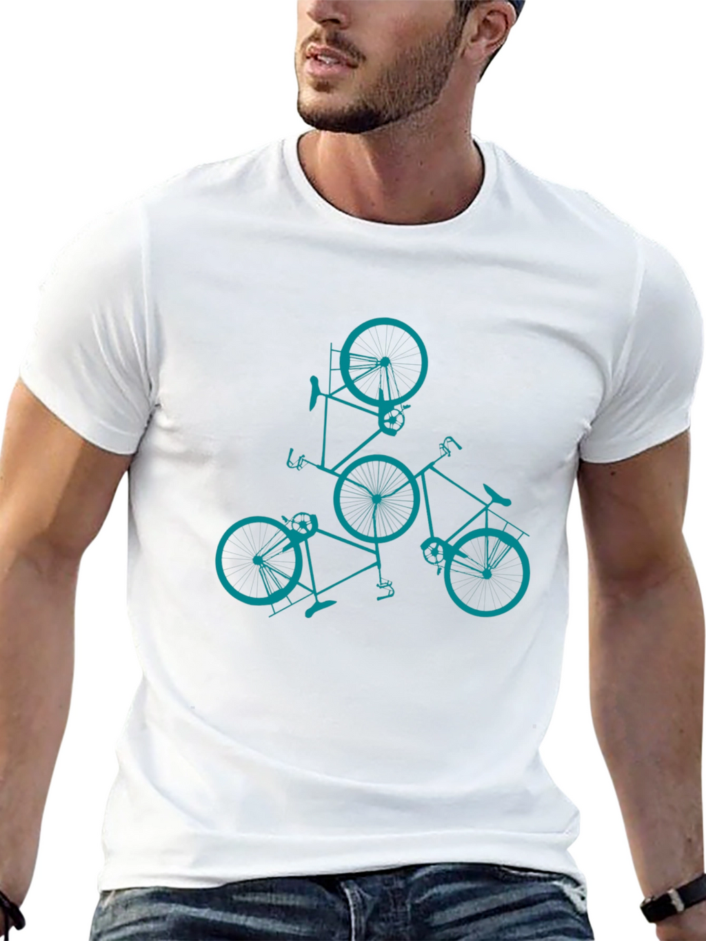Stylish Bike Graphic Tee - Ride in Style