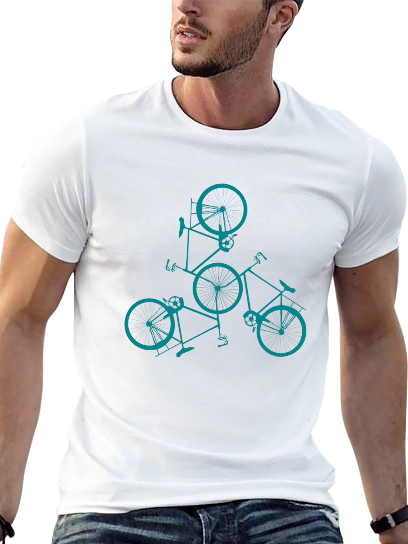 Stylish Bike Graphic Tee - Ride in Style
