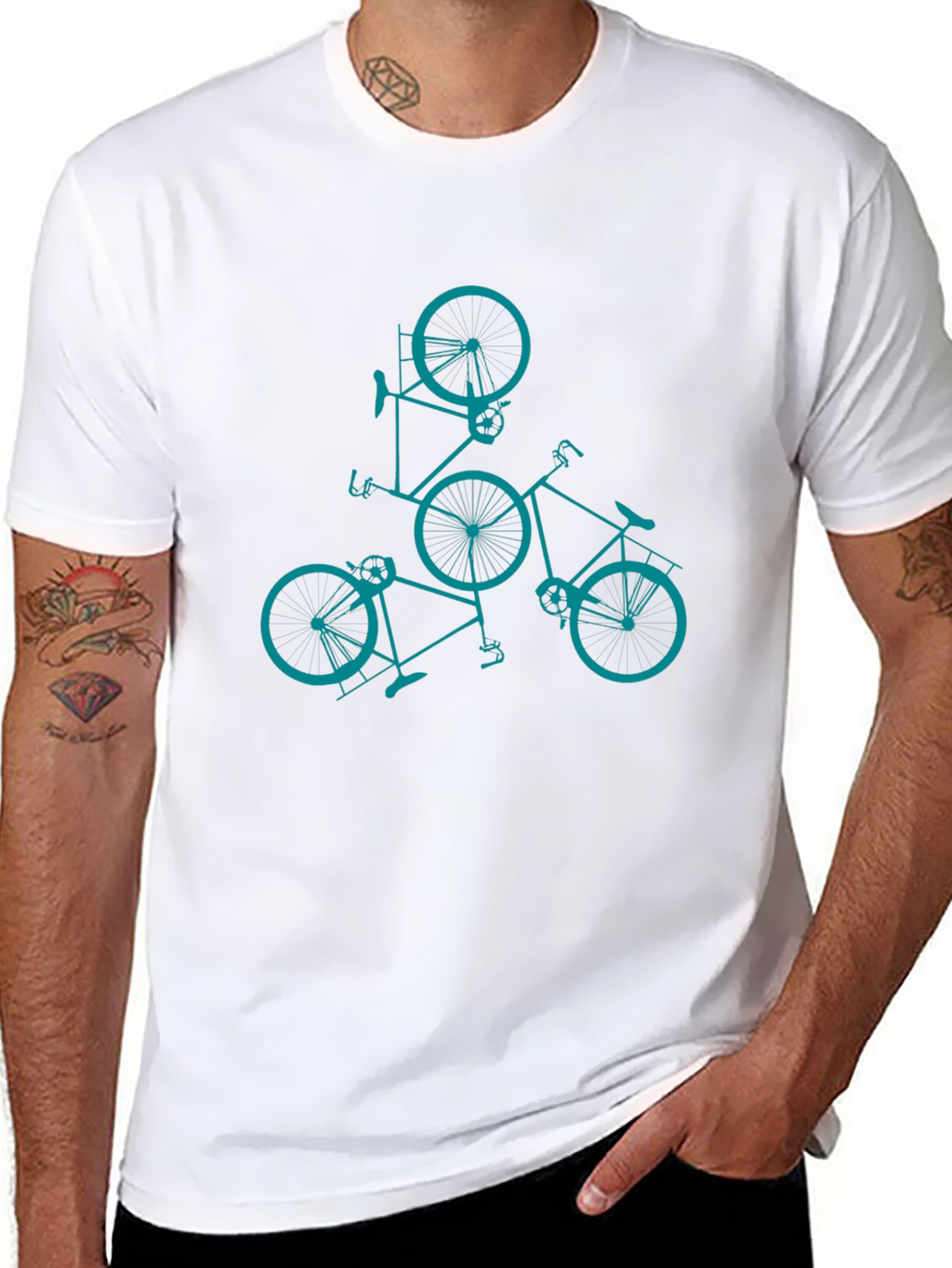Stylish Bike Graphic Tee - Ride in Style