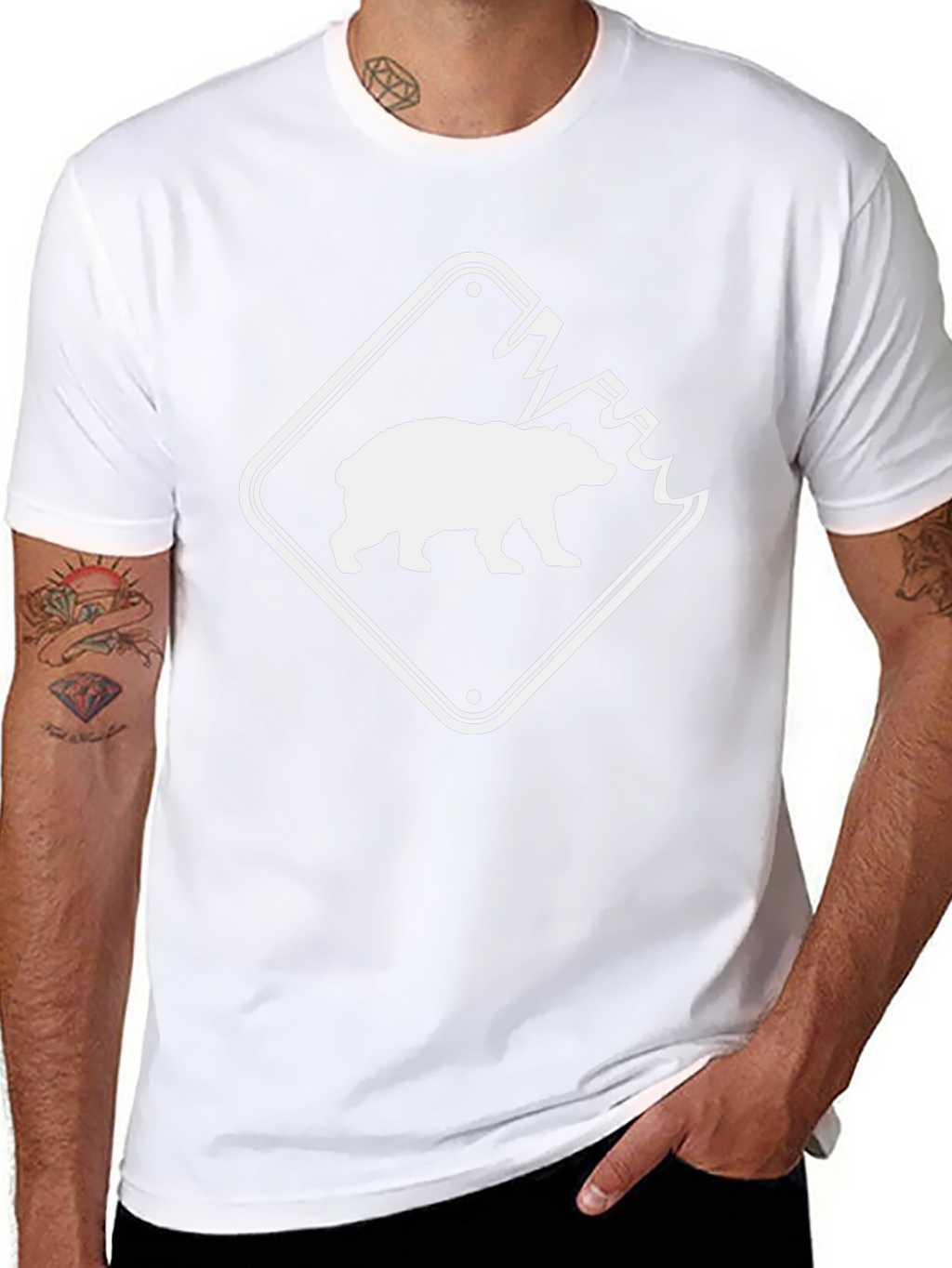Bear Warning Sign T-Shirt