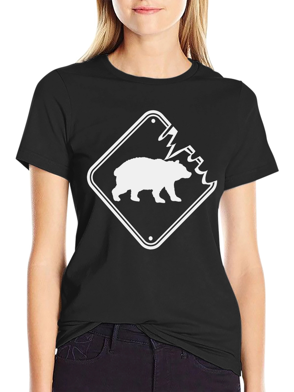 Bear Warning Sign T-Shirt