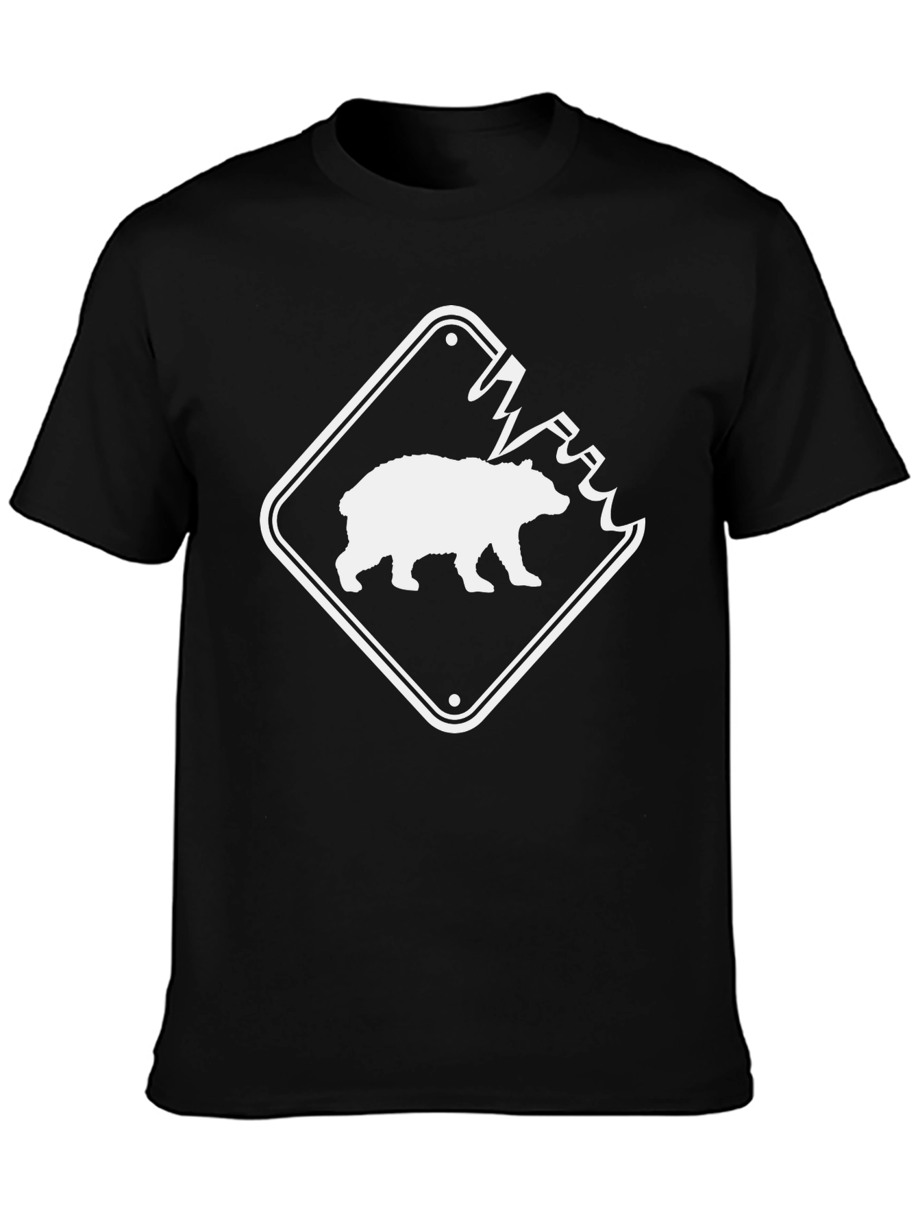 Bear Warning Sign T-Shirt