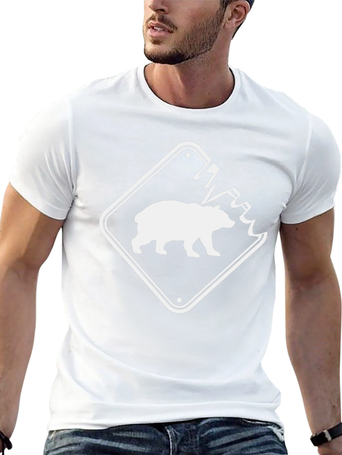 Bear Warning Sign T-Shirt