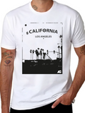 California Los Angeles Black Graphic Tee