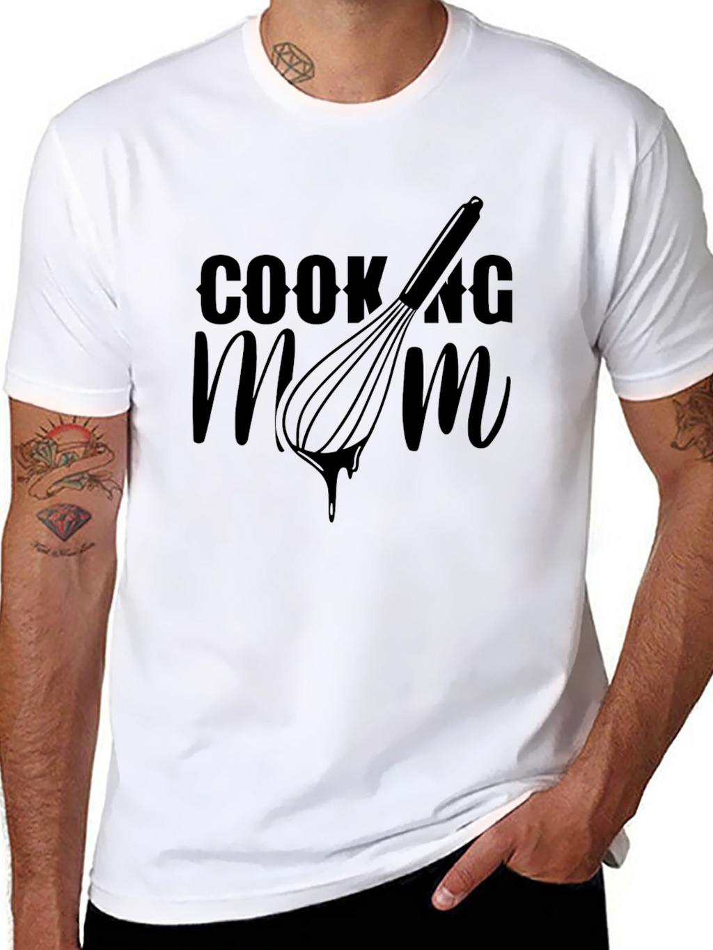 Cooking Mom Graphic T-Shirt - Black