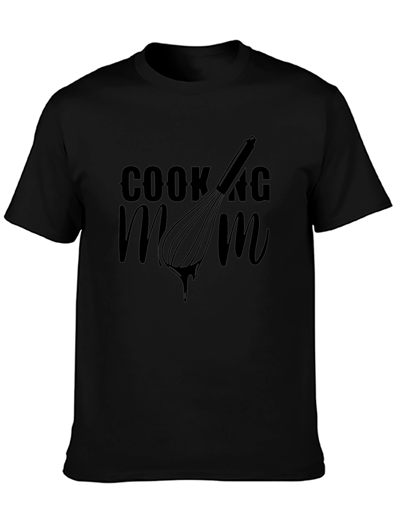 Cooking Mom Graphic T-Shirt - Black