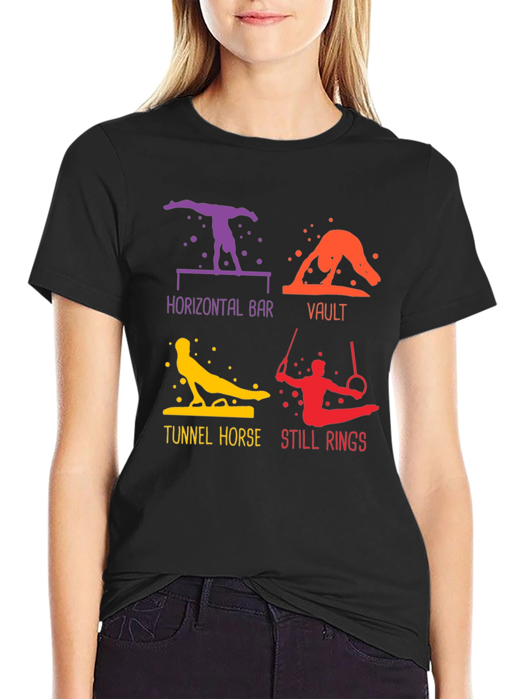 Gymnastics Moves Graphic T-Shirt Unisex