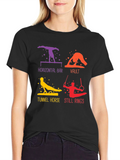 Gymnastics Moves Graphic T-Shirt Unisex